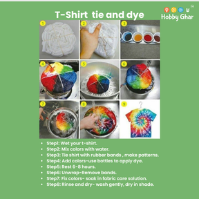 DIY T-Shirt Tie and Dye Kit