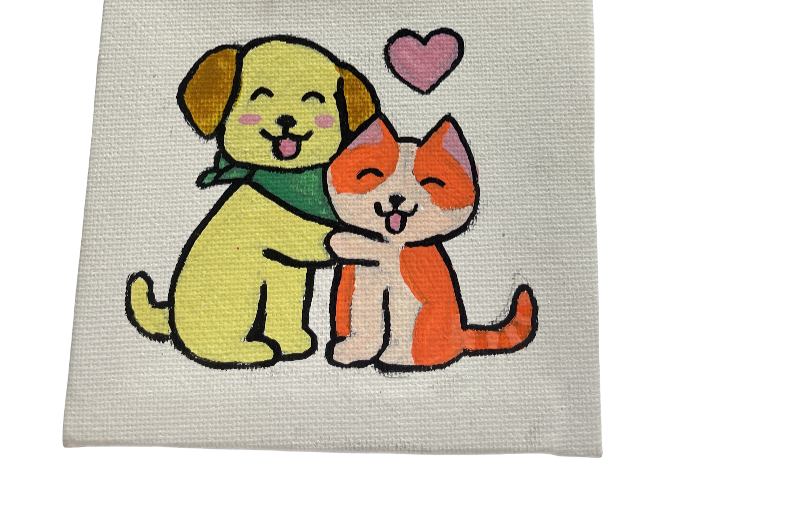 Mini Canvas Painting Set - Color, Paint , Create!