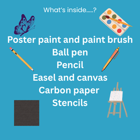 Mini Canvas Painting Set - Color, Paint , Create!