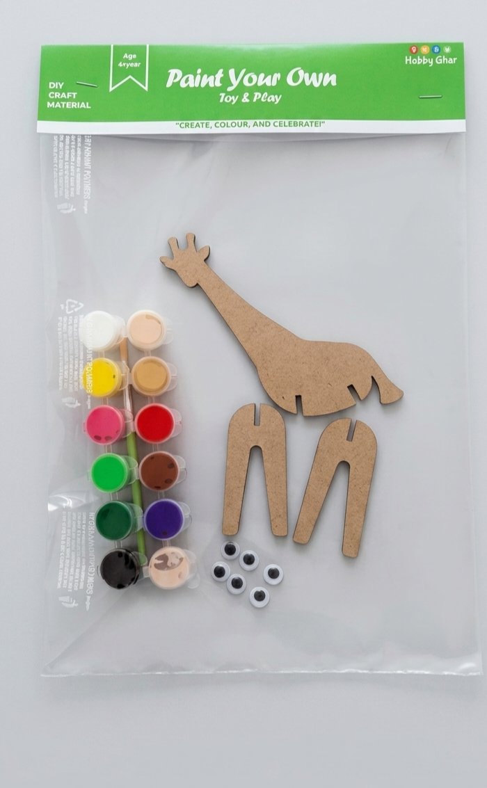 Paint and Play Your Own Toy Giraffe