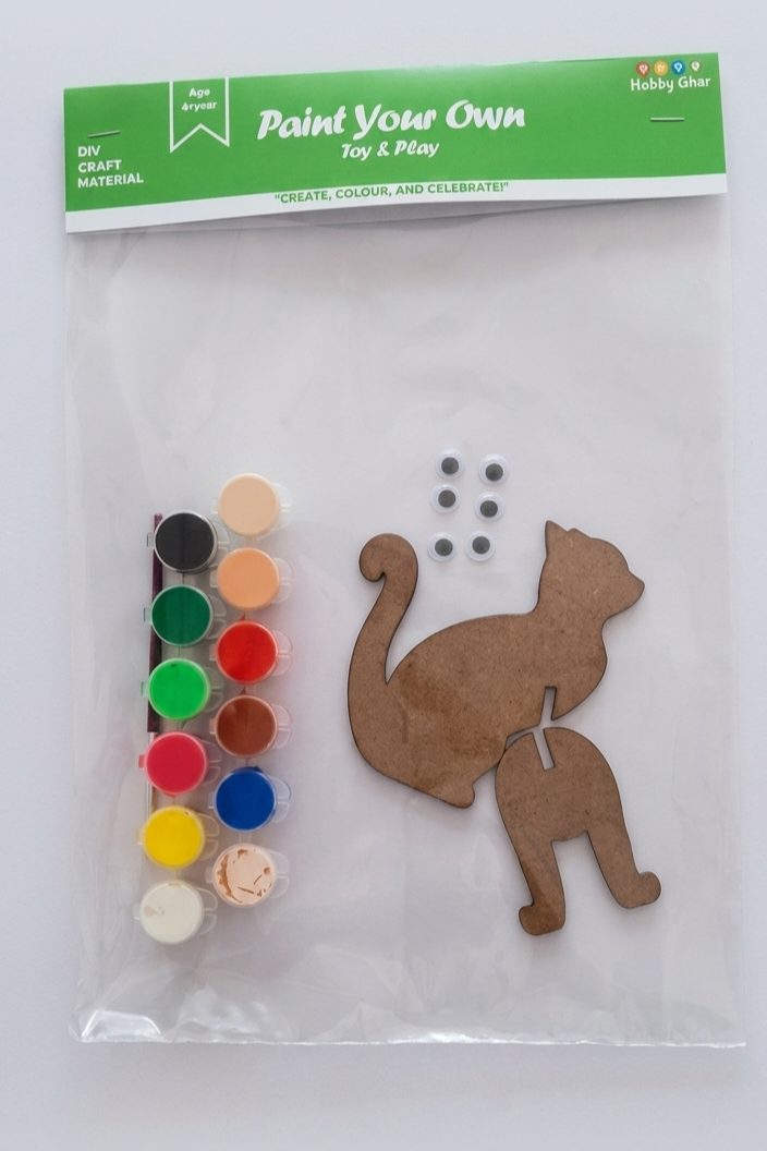 Paint and Play Your Own Toy Cat