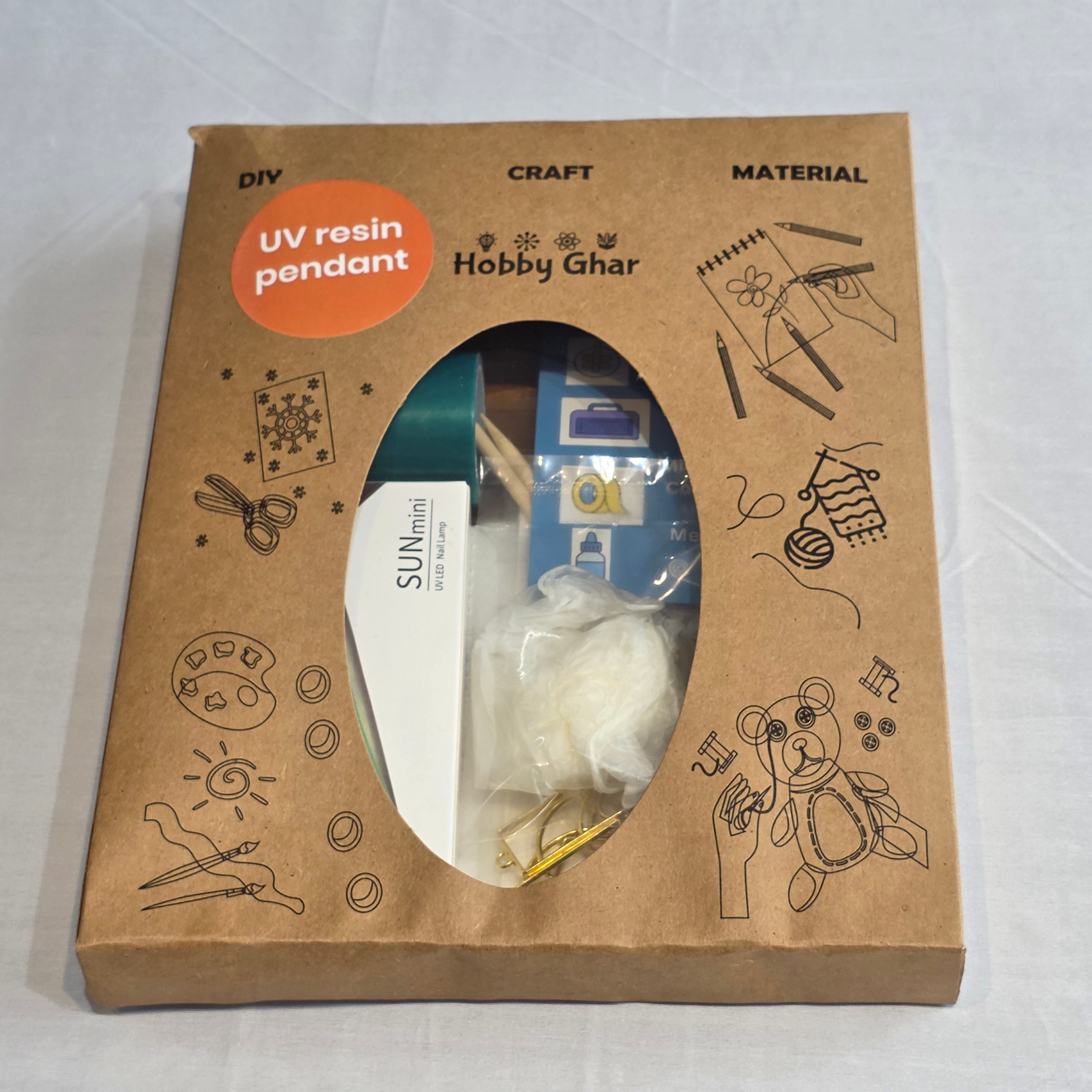 DIY UV Resin Pendant Kit