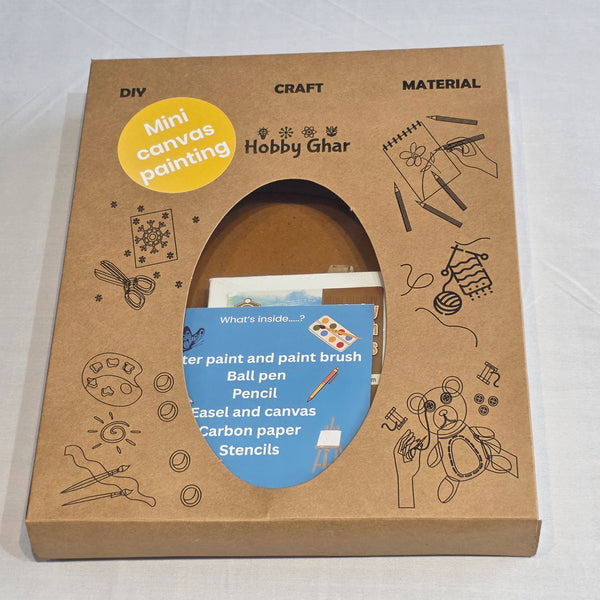 Mini Canvas Painting Set - Color, Paint , Create!