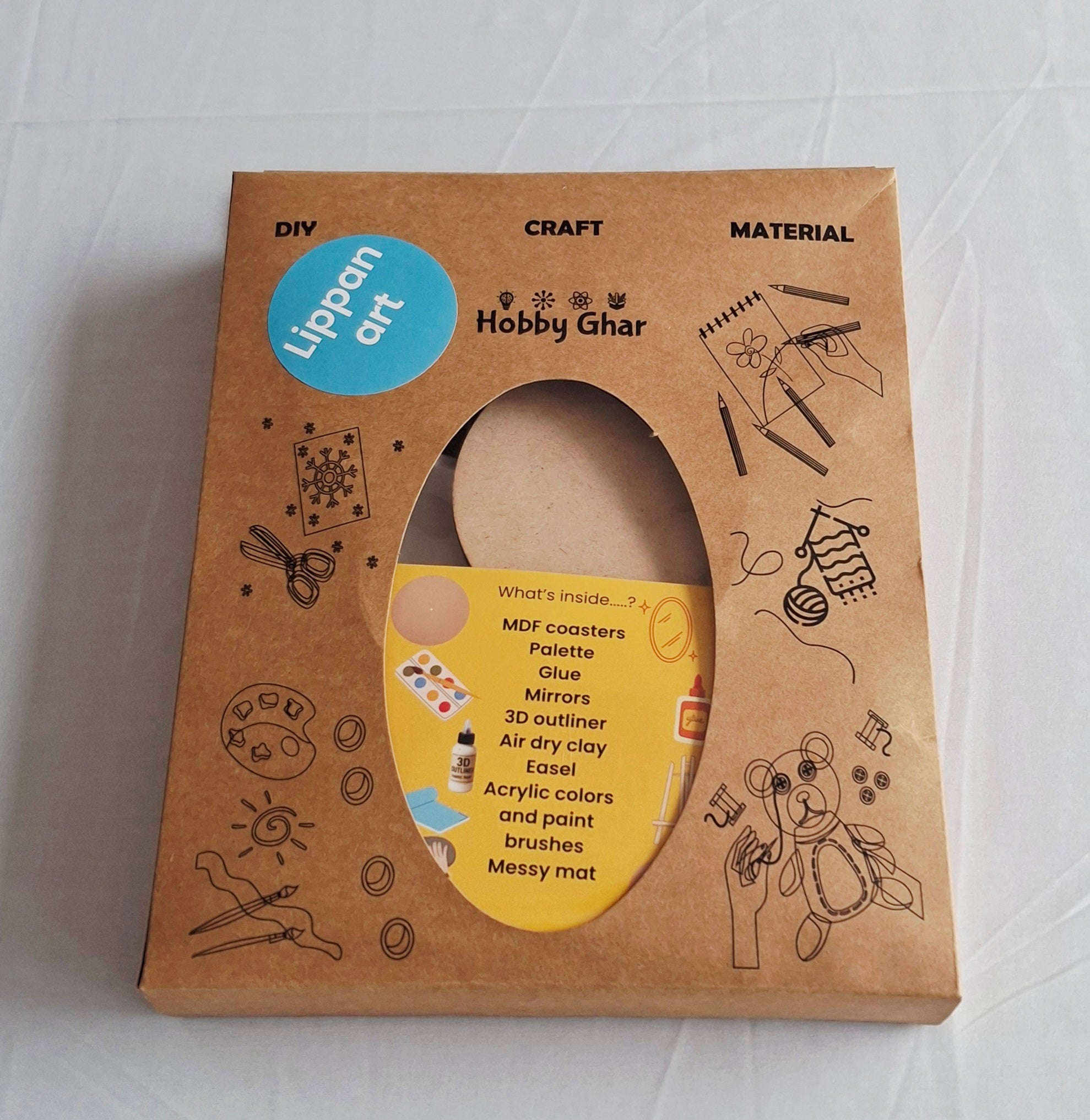 DIY Lippan Art Craft Kit