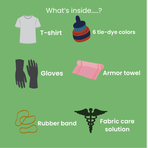 DIY T-Shirt Tie and Dye Kit