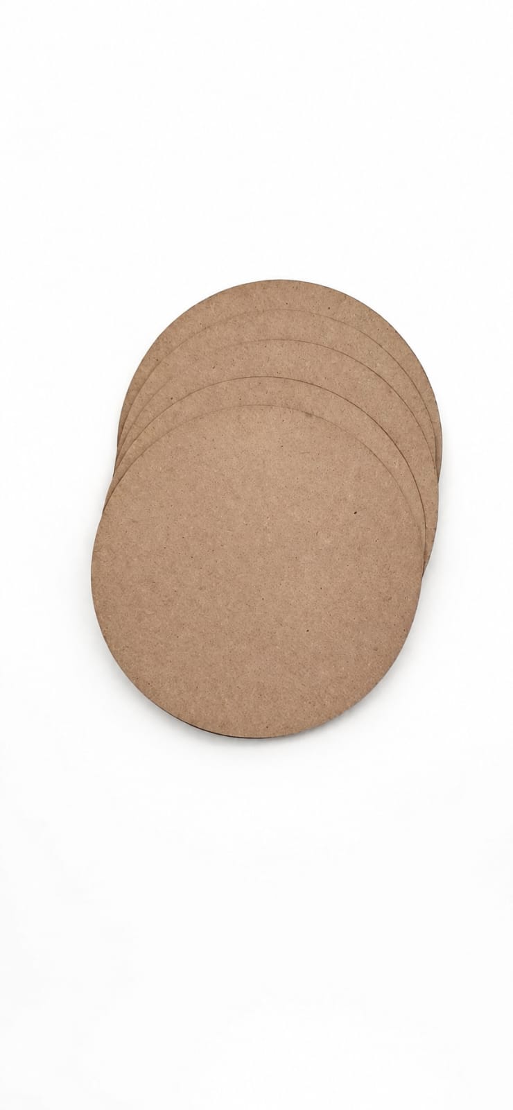Pack of 5  Round 8 Inch MDF Boards