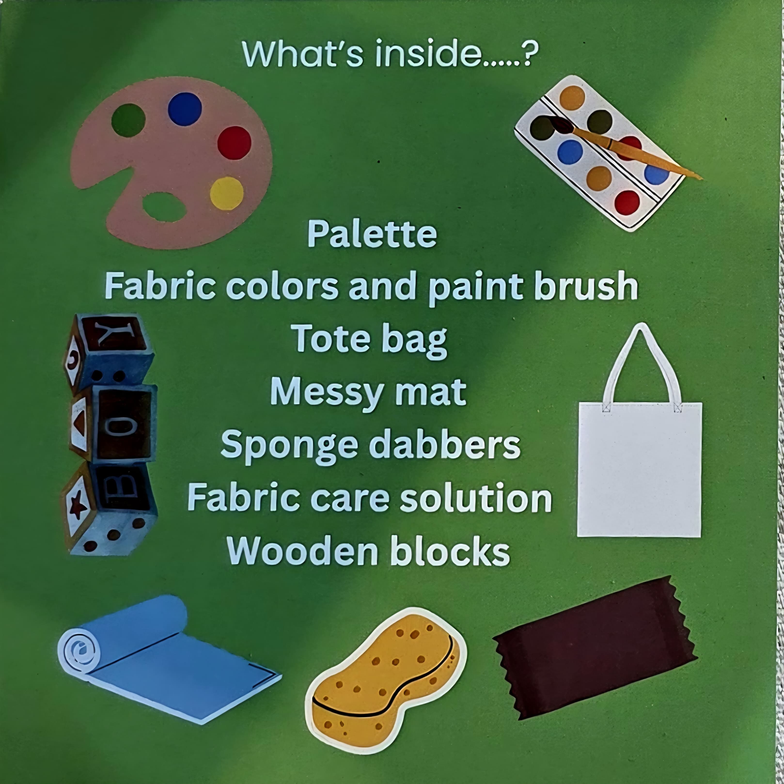 DIY Tote Bag Block Printing Kit