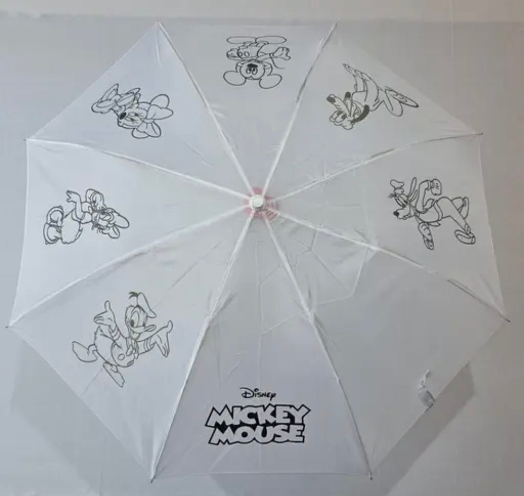 Clear Umbrella with Cartoon Character Designs, Transparent Rain Protection