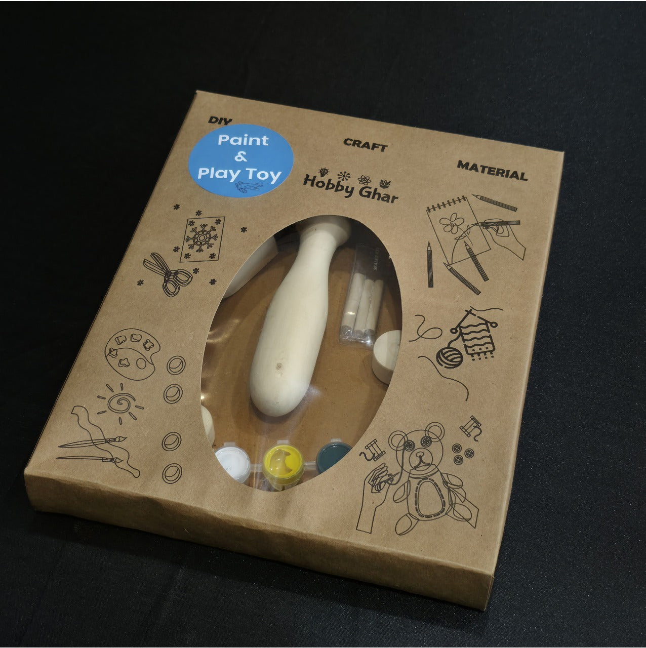 DIY Paint and Play Toy (Airplane) Kit