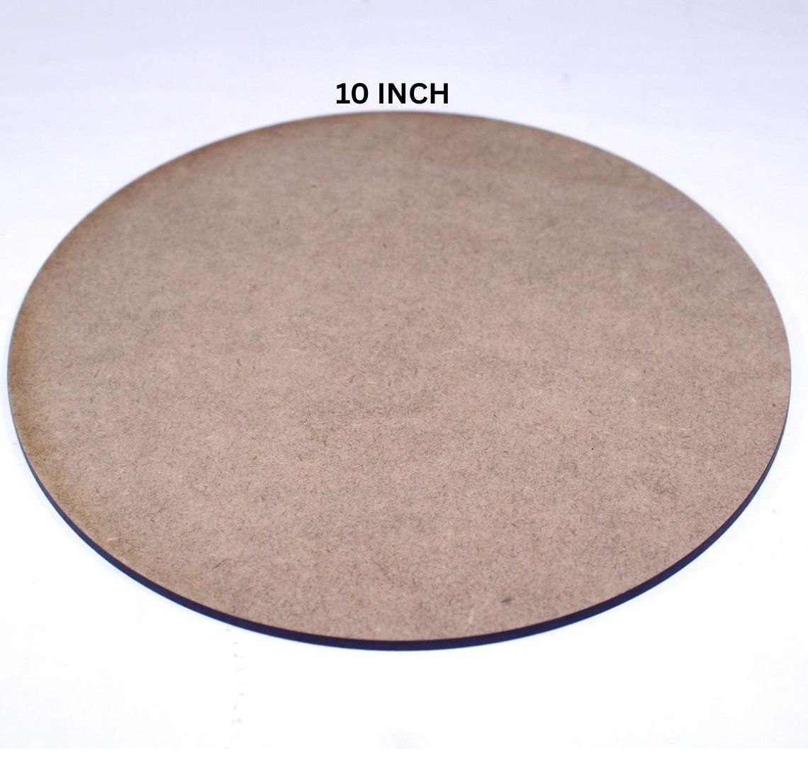 1O Inch Round MDF Board