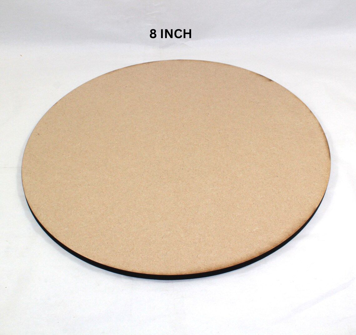 8 Inch Round MDF Board