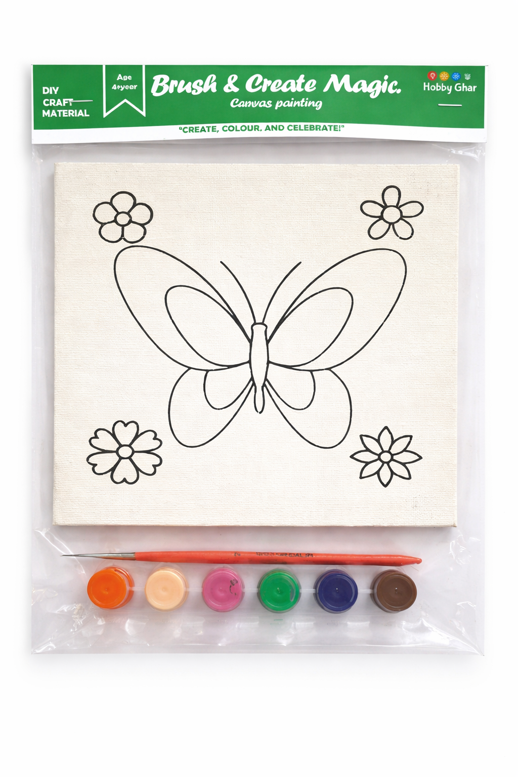 Brush and Create Magic Canvas Painting