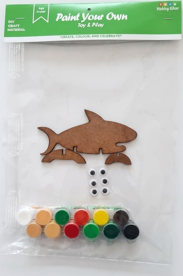 Paint and Play Your Own Toy Baby Shark
