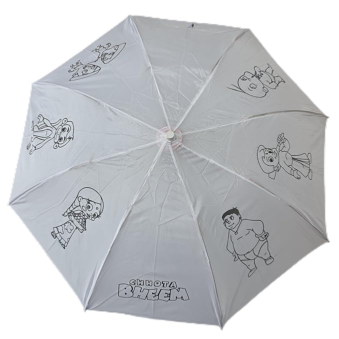 Clear Umbrella with Cartoon Character Designs, Transparent Rain Protection