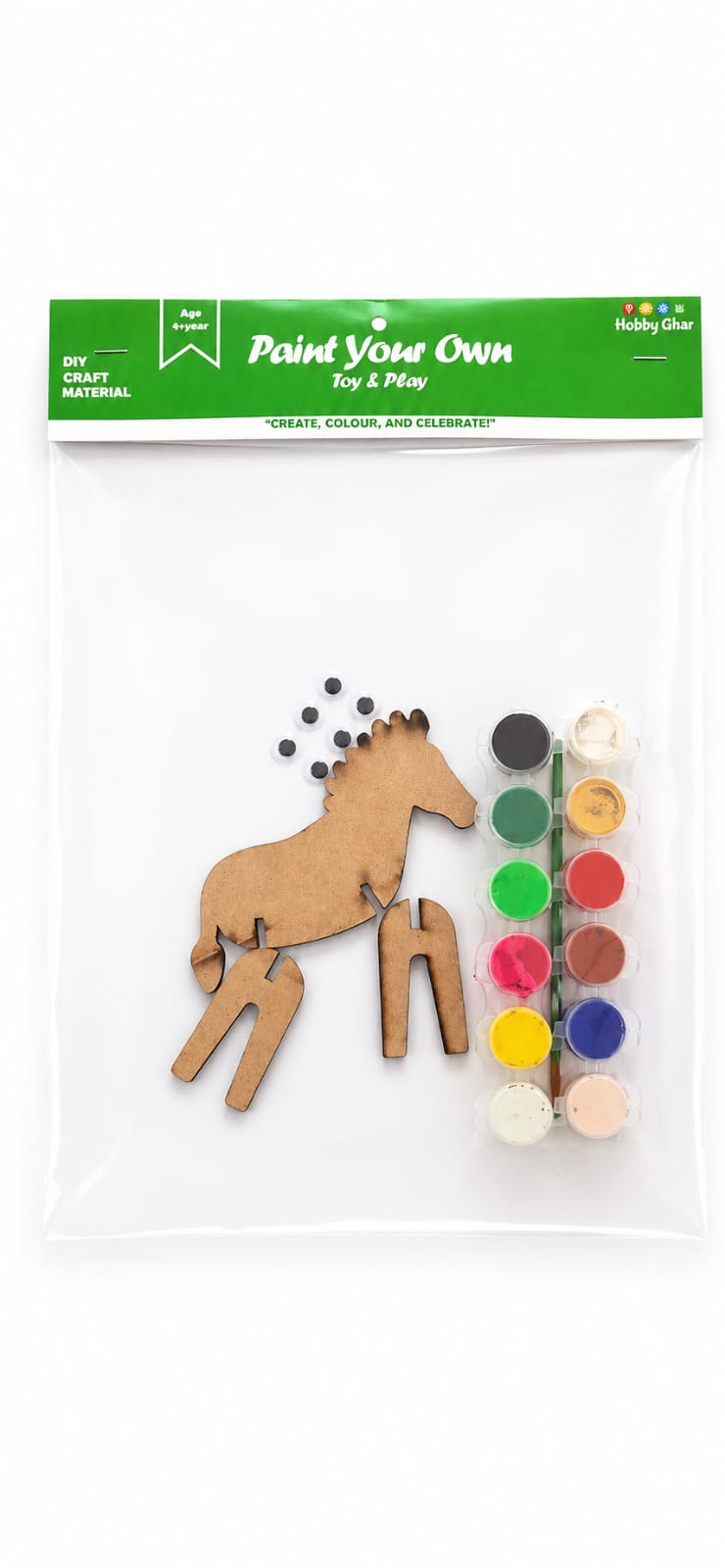 Paint and Play Your Own Toy Zebra